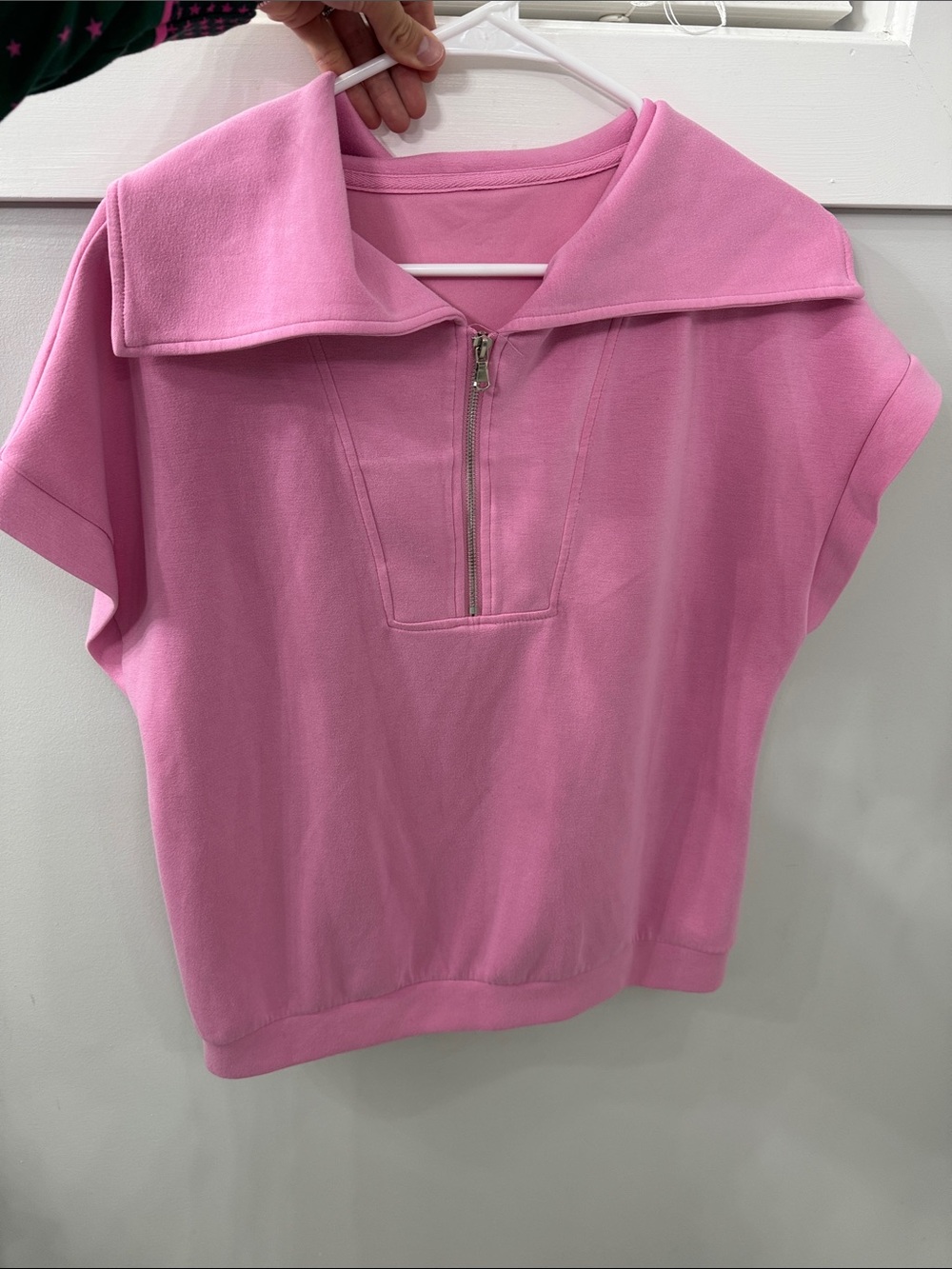 Pink Zip Top & Shorts Set - Picture 3 of 3
